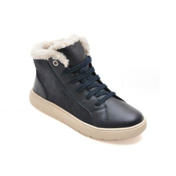 Ghete casual GEOX bleumarin, J46HTA, din piele naturala