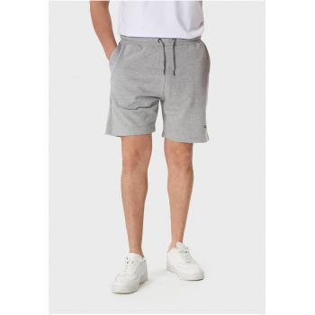 Pantaloni scurti din bumbac cu buzunare oblice 173353