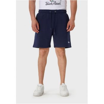 Pantaloni scurti din bumbac cu buzunare oblice 173353