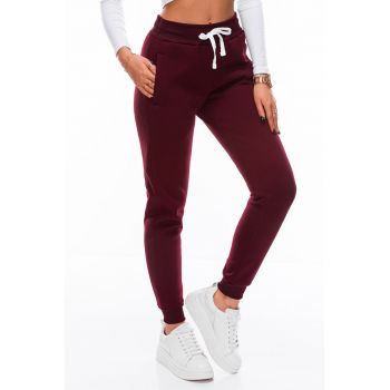 Pantaloni skinny de trening cu snur