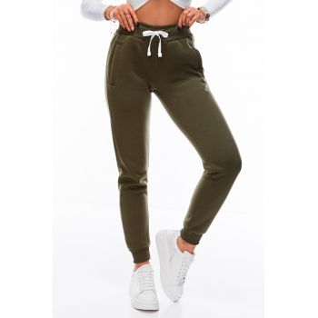 Pantaloni skinny de trening cu snur