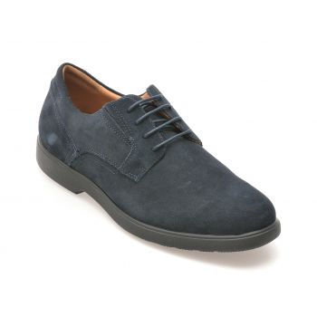 Pantofi casual GEOX bleumarin, U35EFA, din piele intoarsa