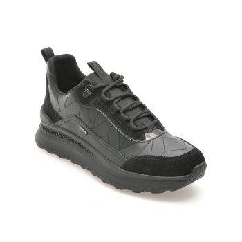 Pantofi casual GEOX negri, D46WPD, din piele naturala