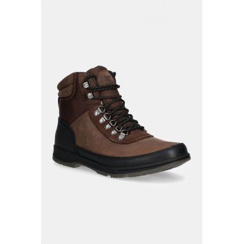 Sorel pantofi ANKENY II HIKER PLUS WP barbati, culoarea maro, 2084841256