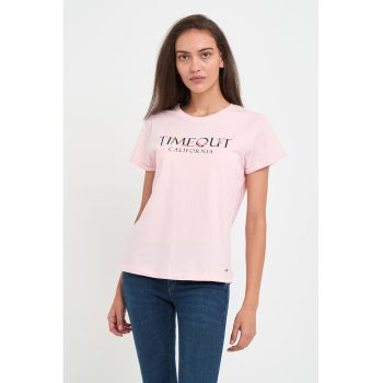 Tricou de bumbac cu imprimeu logo