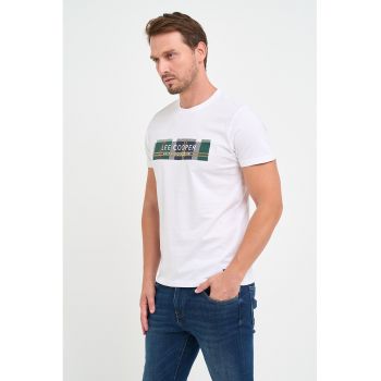 Tricou de bumbac cu imprimeu logo