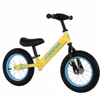 Bicicleta fara pedale pentru echilibru, 12 inch, scaun reglabil B08 Galben