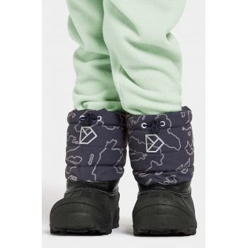 Didriksons cizme de iarna copii LUMI KIDS BOOTS culoarea bordo