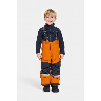 Didriksons pantaloni de schi pentru copii IDRE KIDS PANTS culoarea portocaliu