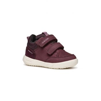 Geox sneakers de piele întoarsă pentru copii B365GA 032FU B HYROO WPF culoarea rosu