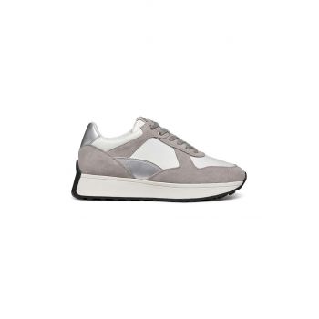 Geox sneakers din piele D AMABEL culoarea bej, D46MDA 08522 C1Z5Y