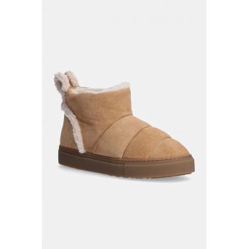 Inuikii cizme de iarna Shearling Slipin culoarea bej, 75202-010