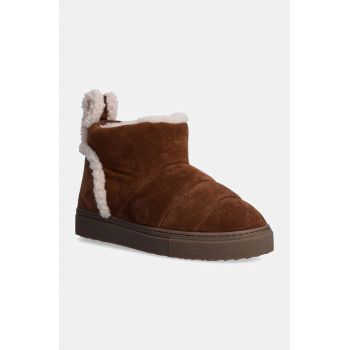 Inuikii cizme de iarna Shearling Slipin culoarea maro, 75202-010