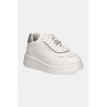 Karl Lagerfeld sneakers ANAKAPRI culoarea alb, KL63519F