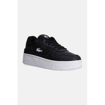 Lacoste sneakers din piele T-Clip Platform culoarea negru, 48SFA0046