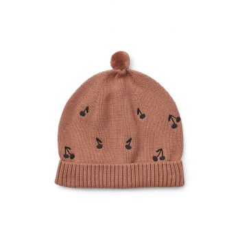 Liewood caciula de bumbac pentru copii Aster Beanie culoarea roz, bumbac, LW19416