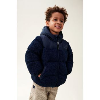 Liewood geaca copii Niko Pile Jacket culoarea albastru marin, LW19142