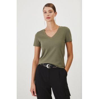 Medicine tricou femei, culoarea verde ieftin