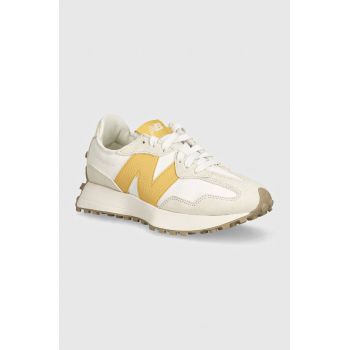 New Balance sneakers 327 culoarea bej, WS327KF