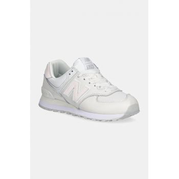 New Balance sneakers 574 culoarea alb, WL574FJ2