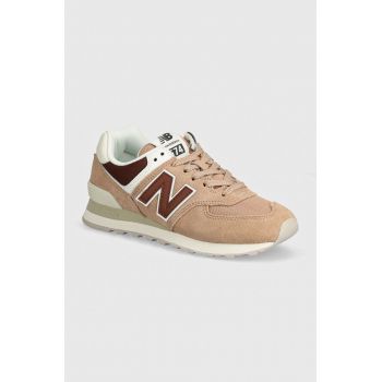 New Balance sneakers 574 culoarea bej, WL574DO2