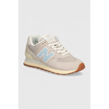 New Balance sneakers 574 culoarea bej, WL574GQ2