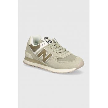 New Balance sneakers 574 culoarea verde, WL574DP2