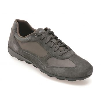 Pantofi casual GEOX maro, U45GXC, din material textil