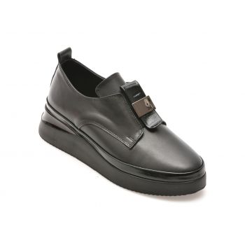 Pantofi casual GRYXX negri, 1069347, din piele naturala