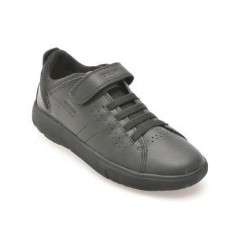 Pantofi sport GEOX negri, J02AZB, din piele naturala