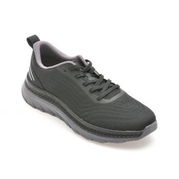 Pantofi sport GEOX negri, U45GQA, din material textil