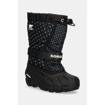 Sorel incaltaminte de iarna CHILDRENS FLURRY BO culoarea negru, 2114091