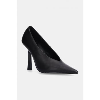 Steve Madden stilettos de piele Sedona culoarea negru, SM11003443