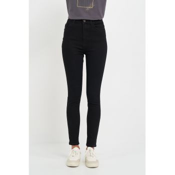 Blugi skinny cu 5 buzunare