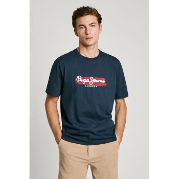 Tricou de bumbac cu imprimeu logo