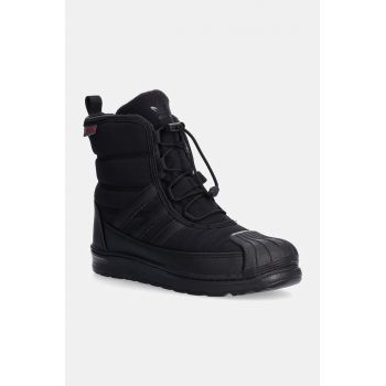 adidas Originals cizme de iarna pentru copii SUPERSTAR 360 BOOT 2.0 C culoarea negru, ID9723