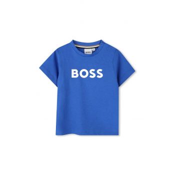 BOSS tricou din bumbac pentru bebelusi cu imprimeu, J51298