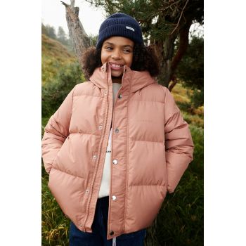 Liewood geaca de puf pentru copii Palle Puffer Down Jacket culoarea portocaliu, LW14315