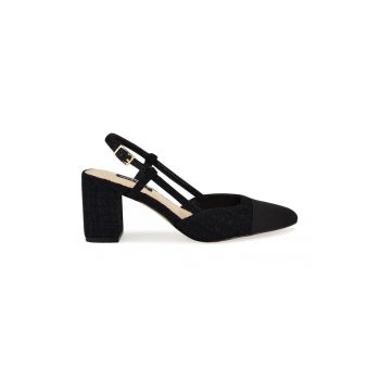 Pantofi slingback cu toc masiv Unda