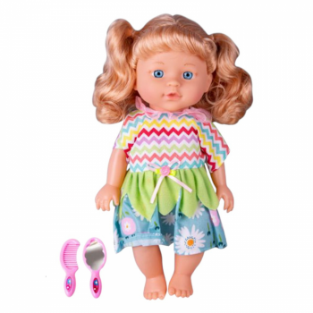 Papusa Little Friend cu parul blond, material moale 30,5 cm de firma originala