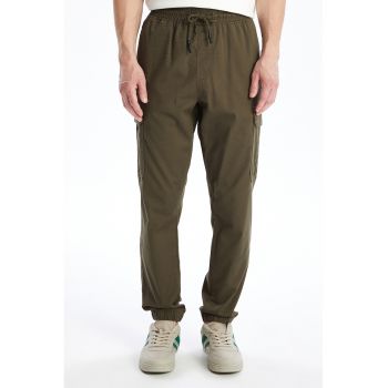 Pantaloni cargo cu snur