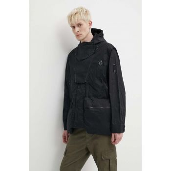 A-COLD-WALL* jacheta de bumbac Cargo Storm Jacket culoarea negru, de tranzitie, ACWMO254