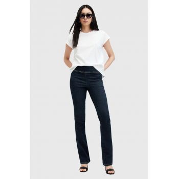 AllSaints blugi din bumbac DANI SIZEME BOOTCUT culoarea albastru marin, W007EC