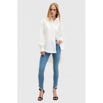 AllSaints blugi din bumbac DAX ASYM HEM JEAN W070EA