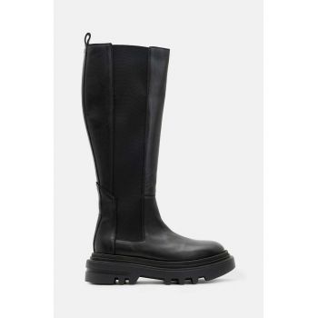 AllSaints cizme Monica Boot femei, culoarea negru, cu platforma, W059FB