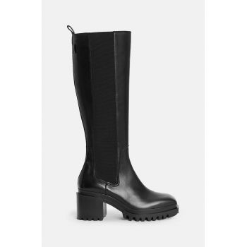 AllSaints cizme Natalia Boot femei, culoarea negru, cu toc drept, W100FB