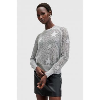 AllSaints pulover SERAPH JUMPER femei, culoarea gri, light, W005KB