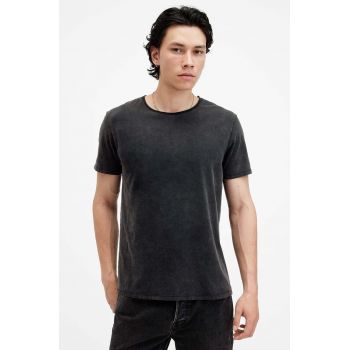 AllSaints tricou din bumbac BODEGA SS CREW barbati, culoarea negru, neted, M026JB