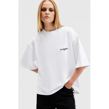 AllSaints tricou din bumbac GUARDIAN AMELIE TEE culoarea alb, W101JB