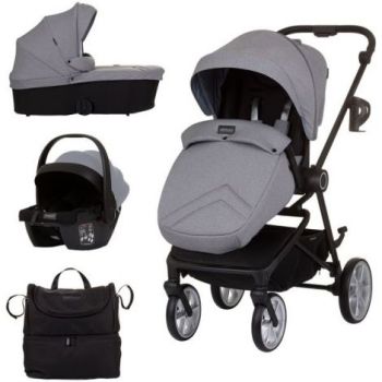 Carucior Chipolino Linea 3 in 1 ash grey